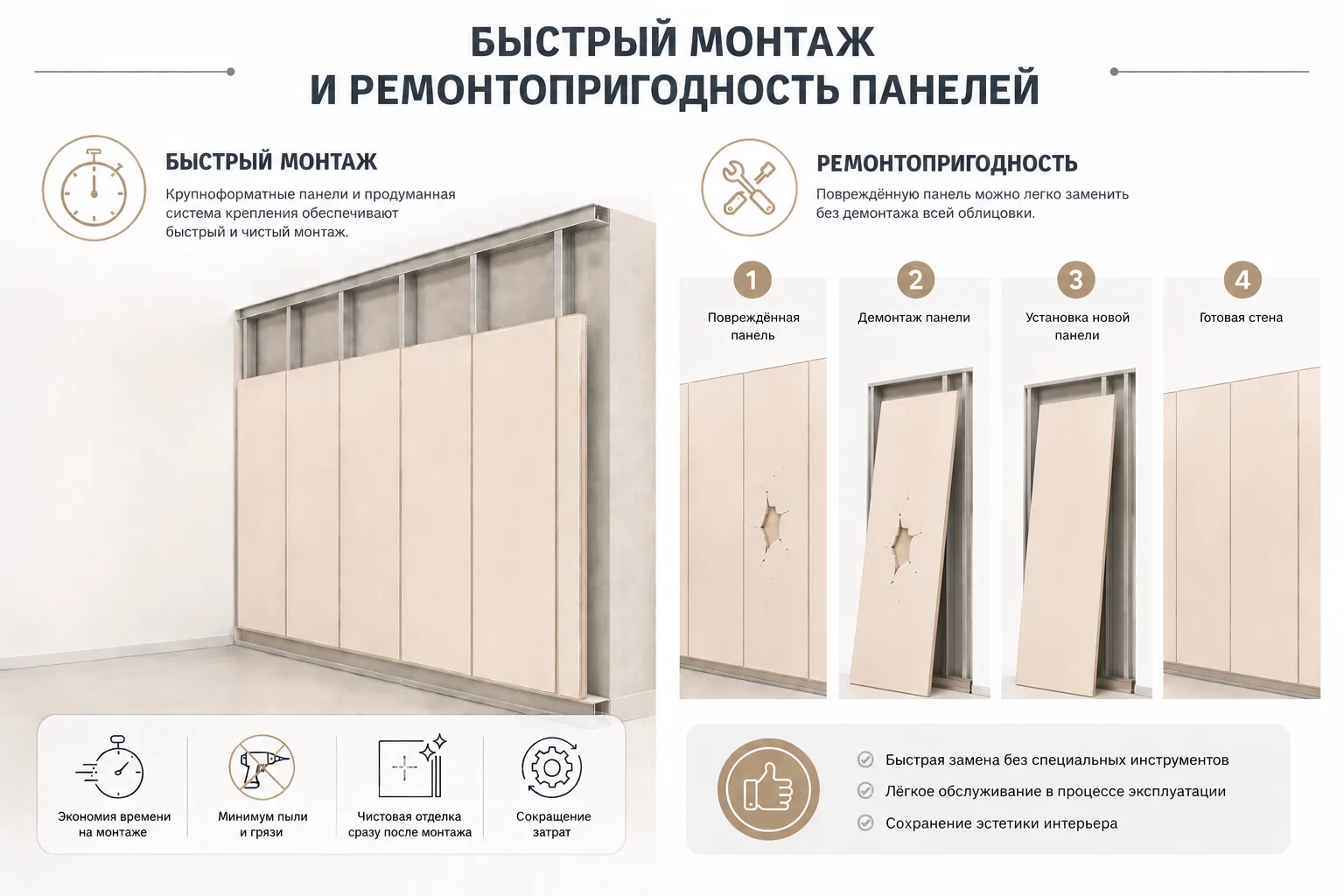 Панели для гостиниц и отелей: требования и подбор материалов